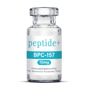 BPC-157 10mg research vial by Peptide+